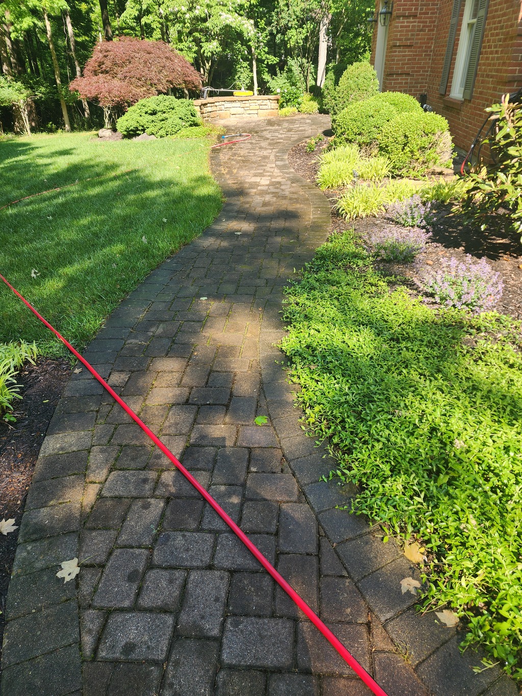 Professional house washing and paver cleaning in Milford Ohio