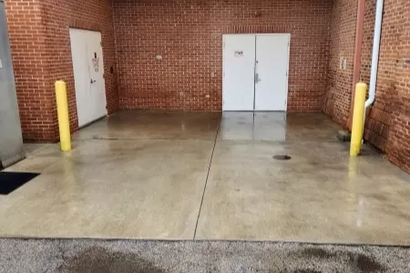 Dumpster Pad Cleaning